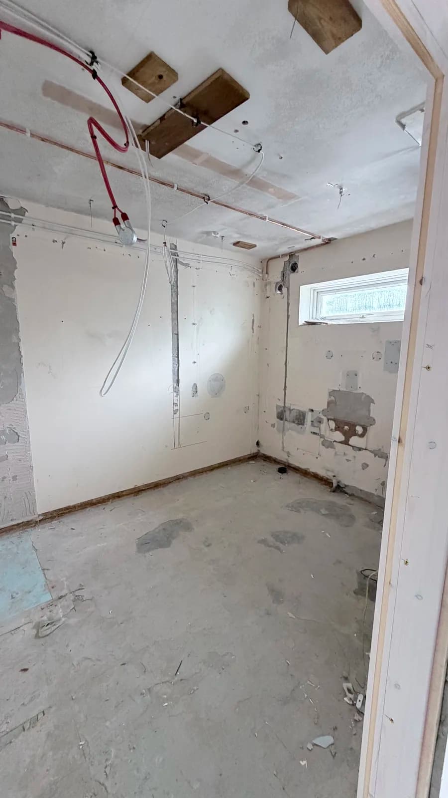 Overall view of completed hygienic wall cladding installation in FCC Environment operational zone