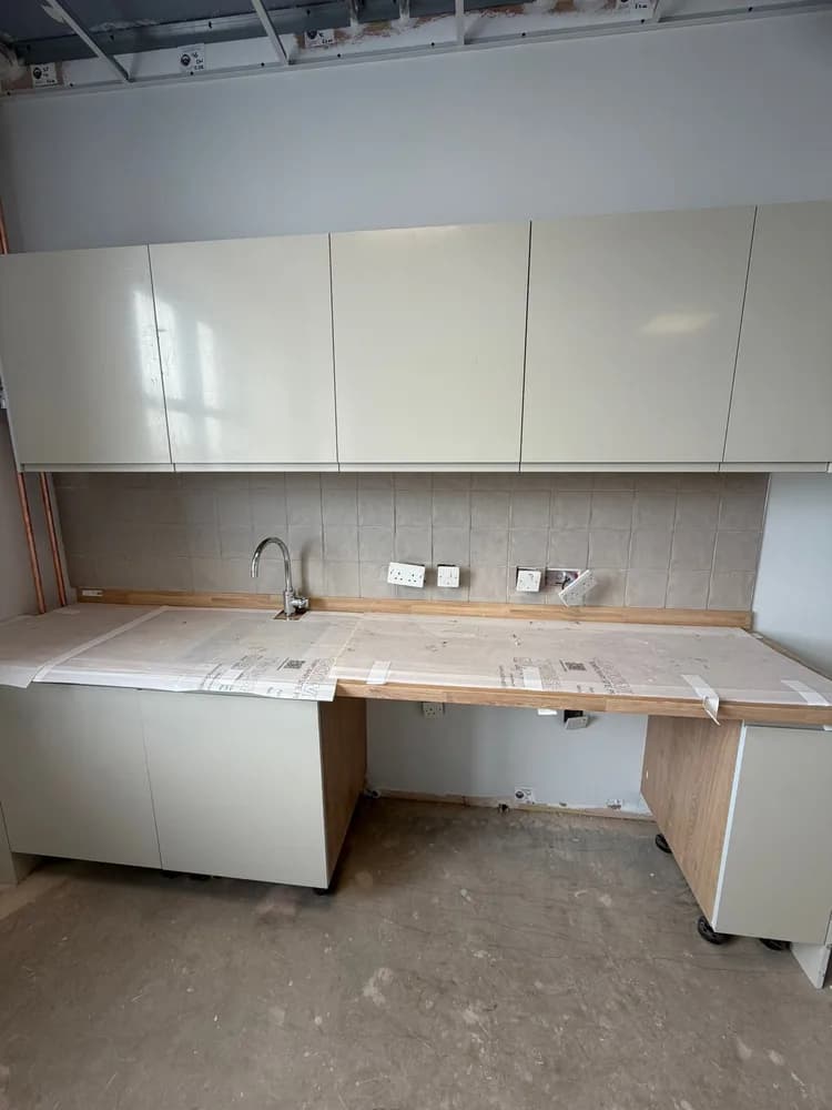 Completed interior works at the University of Nottingham Clinical Training Centre