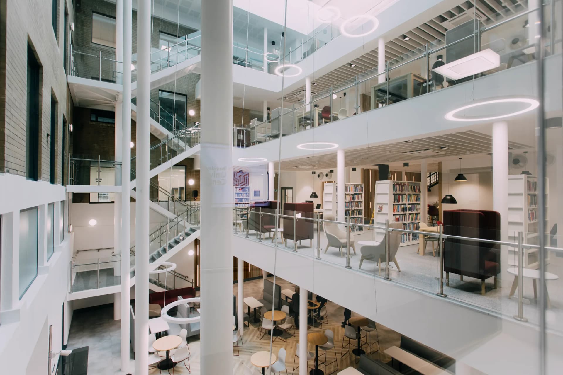 Suspended ceiling and acoustic installation at Barnsley College by Eastledge Interiors